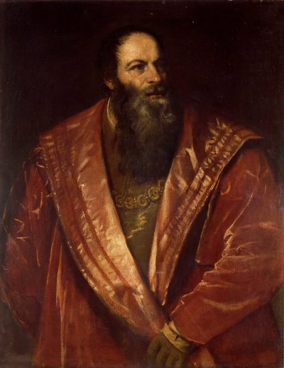 Portrait of Pietro Aretino by Titian