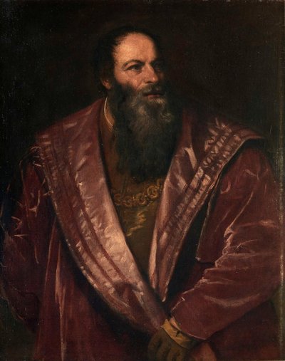 Portrait of Pietro Aretino by Titian