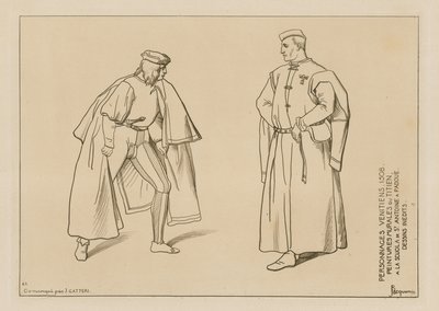 Venetian characters by Tiziano Vecelli
