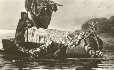 Elaine (engraving) by Toby Edward Rosenthal