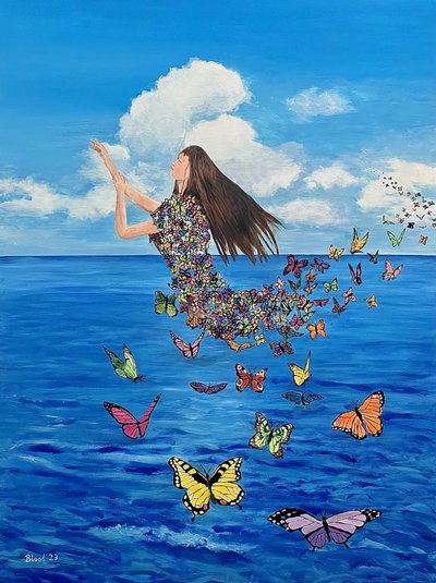 Ocean Butterfly Transformation by Tom Blood
