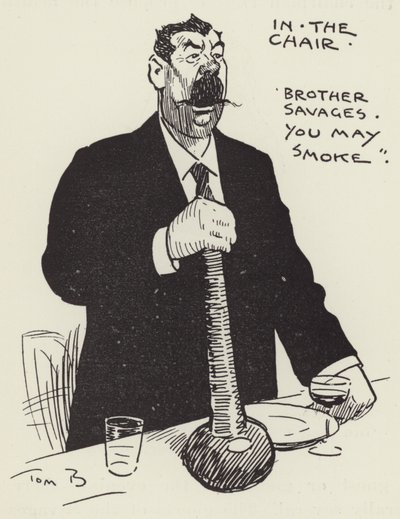In the Chair, Brother Savages, You May Smoke by Tom Browne