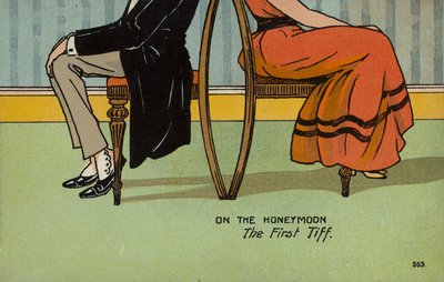 On The Honeymoon, The First Tiff by Tom Browne
