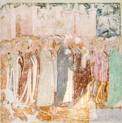 Departure from Rome (detail) by Tomaso da (late 15th century) Modena