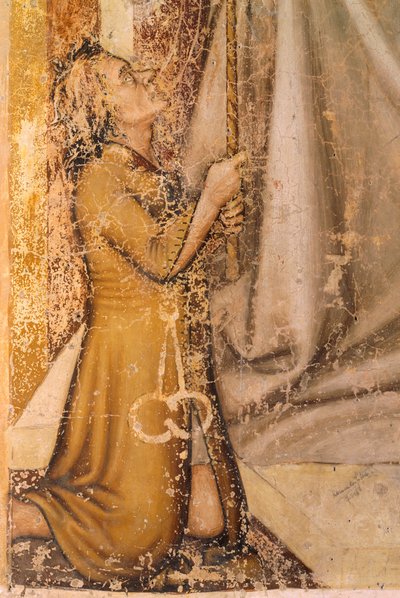 Depiction of Donors (detail) by Tomaso da (late 15th century) Modena