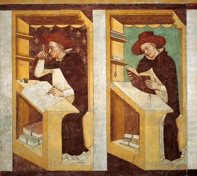 Dominican Monks (detail) by Tomaso da (late 15th century) Modena