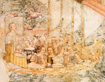 Sailing Towards Rome (Detail) by Tomaso da (late 15th century) Modena