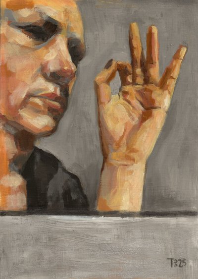 Contemplative OK Gesture by Tore Bahnson