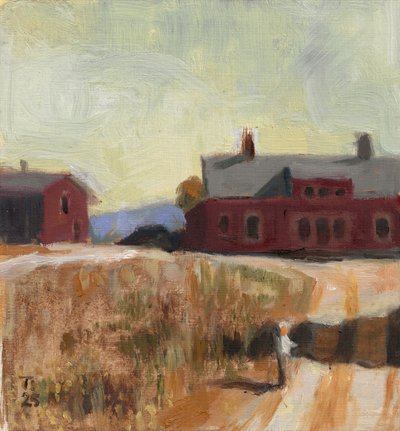 Rustic Farm Landscape by Tore Bahnson