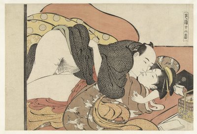 Brothel Client with Courtesan by Torii Kiyonaga