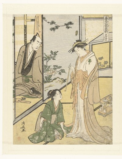Scene in the Daifukuya House by Torii Kiyonaga
