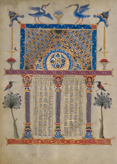 Canon Table Page by Toros Roslin