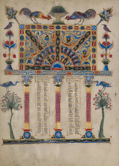 Canon Table Page by Toros Roslin