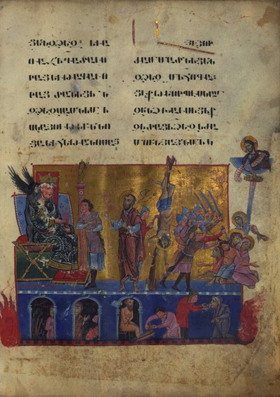 Christ Predicting the Sufferings of the Apostles by Toros Roslin