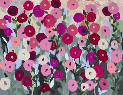 Colorful Garden Blooms by Tove Höglund