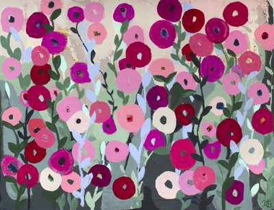 Vibrant Floral Garden by Tove Höglund