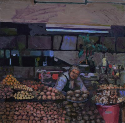 Potato stall (Quito, Ecuador), 2015 by Trevor Burgess