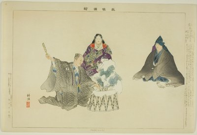 Hachi-maki, from the series "Pictures of No Performances (Nogaku Zue)" by Tsukioka Kogyo