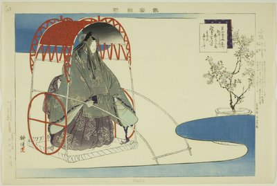 Koshio, from the series "Pictures of No Performances" by Tsukioka Kogyo
