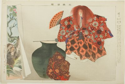 Shojo, from the series "Pictures of No Performances" by Tsukioka Kogyo