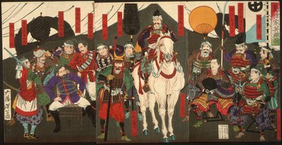 Heroes of the Shimazu Clan by Tsukioka Yoshitoshi