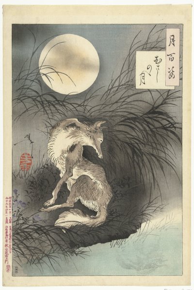 Moon of the Musashi Plain by Tsukioka Yoshitoshi