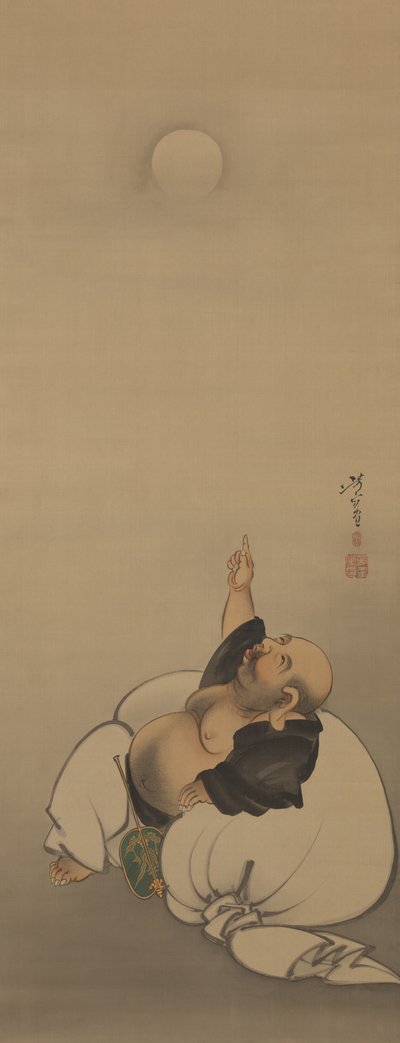 Moon of Enlightenment, from the series Twelve Aspects of the Moon by Tsukioka Yoshitoshi
