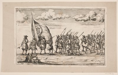 Procession on the Occasion of the Inauguration of Kiel University. Plate 20 by Ubekendt