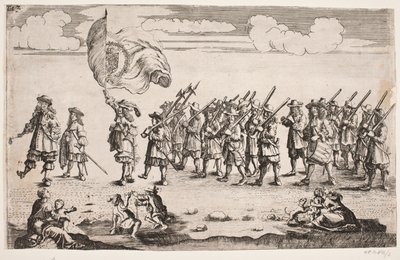 Procession for the Inauguration of Kiel University. Panel 2 by Ubekendt