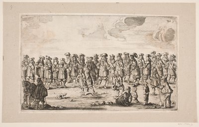 Procession for the Inauguration of Kiel University. Plate 9 by Ubekendt