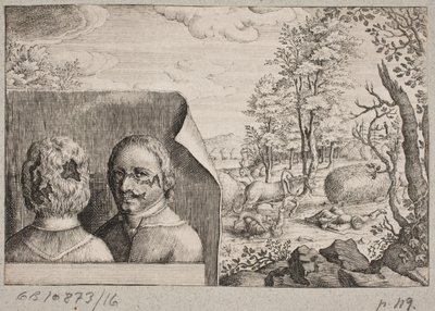 Russian Peasant Attacked by a Wolf by Ubekendt