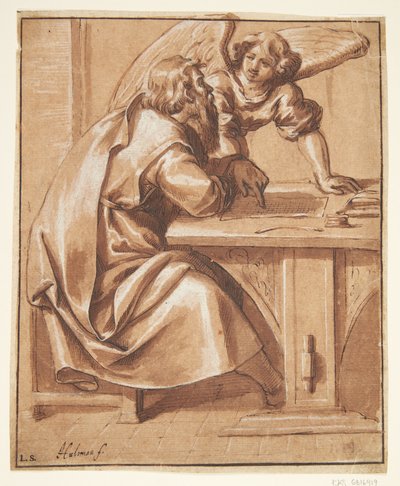 The Evangelist Matthew by Ubekendt Ubekendt