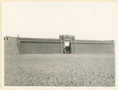 Brick Wall, Allaqi, Egypt by Ugo Monneret de Villard