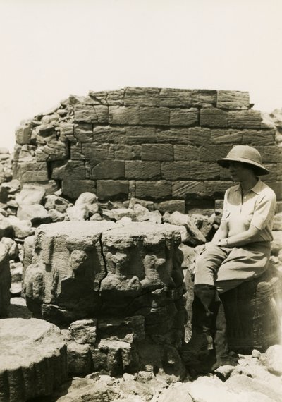 Column Base Decorated with Divine Figures, Great Enclosure, Musawwarat es Sufra, Sudan by Ugo Monneret de Villard