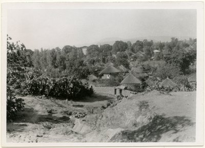 Ethiopian Village with Circular, Thatched Homes, Axum, Ethiopia by Ugo Monneret de Villard