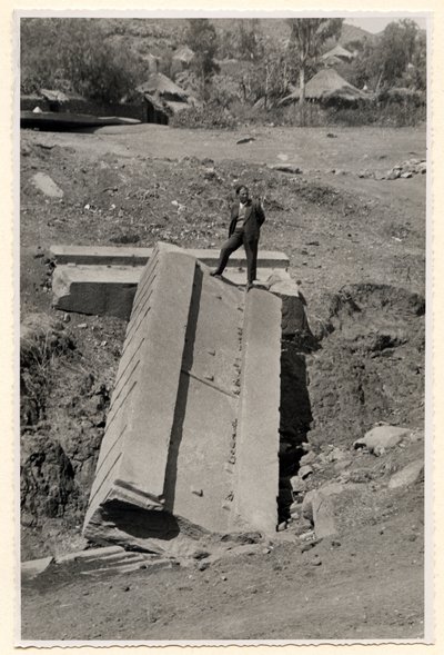 Fragment of Stele, Axum, Ethiopia by Ugo Monneret de Villard