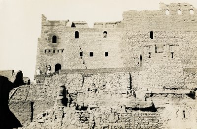 Monastery of St Simeon after Restoration, Aswan, Egypt by Ugo Monneret de Villard