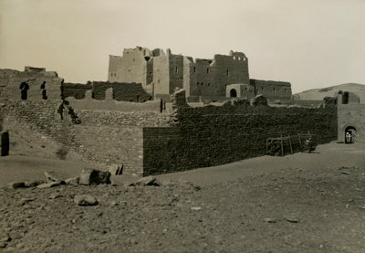 Monastery of St Simeon, Seen from Southeast, Aswan, Egypt by Ugo Monneret de Villard