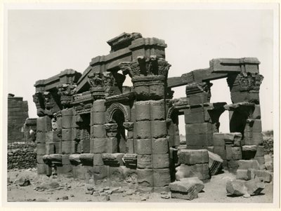 Roman kiosk, Naqa, Sudan by Ugo Monneret de Villard