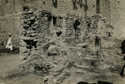 Ruins of Church in Monastery of St Simeon, Aswan, Egypt by Ugo Monneret de Villard