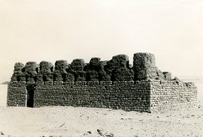 Ruins of Church near Nile River, Adendan, Egypt by Ugo Monneret de Villard