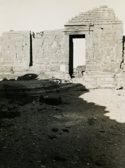 Ruins of Temple, Qasr Ibrim, Egypt by Ugo Monneret de Villard