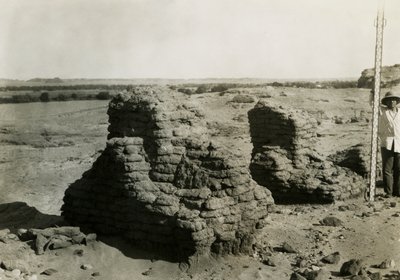 Tomb in necropolis, Qasr Ibrim, Egypt by Ugo Monneret de Villard