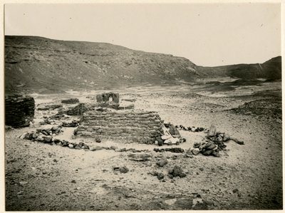 Tomb in southern necropolis, Qasr Ibrim, Egypt by Ugo Monneret de Villard