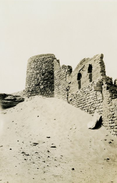 Tower of Monastery of St Simeon, Aswan, Egypt by Ugo Monneret de Villard