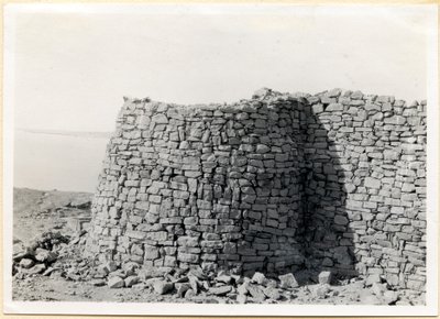 Tower of southeast corner, Sabagura, Egypt by Ugo Monneret de Villard