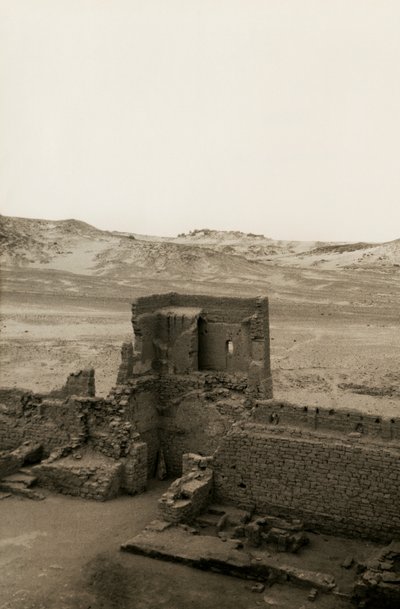 Western Tower of Monastery of St Simeon, Aswan, Egypt by Ugo Monneret de Villard