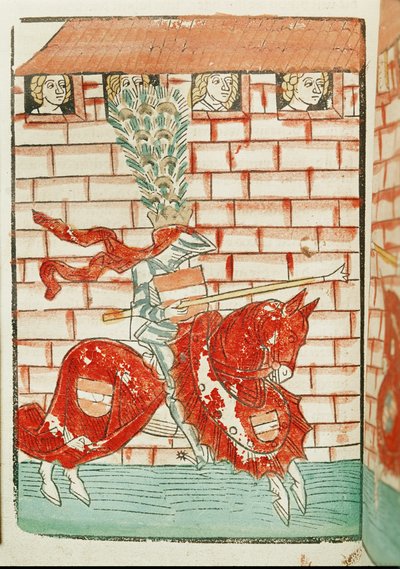 Duke Friedrich of Tyrol in a jousting tournament during the Council of Constance by Ulrich von Richental