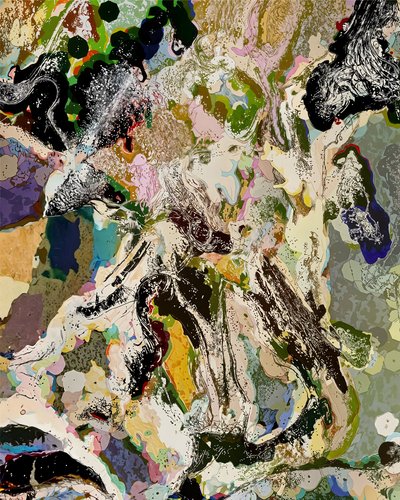 Dynamic Abstract Flow by Uma Gokhale