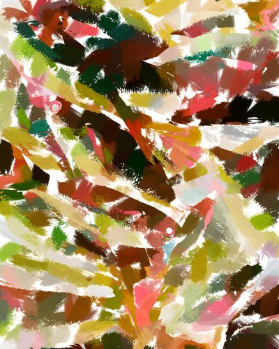 Vibrant Abstract Brushstrokes by Uma Gokhale